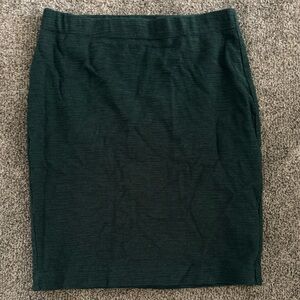 Ann Taylor Green Pencil Skirt